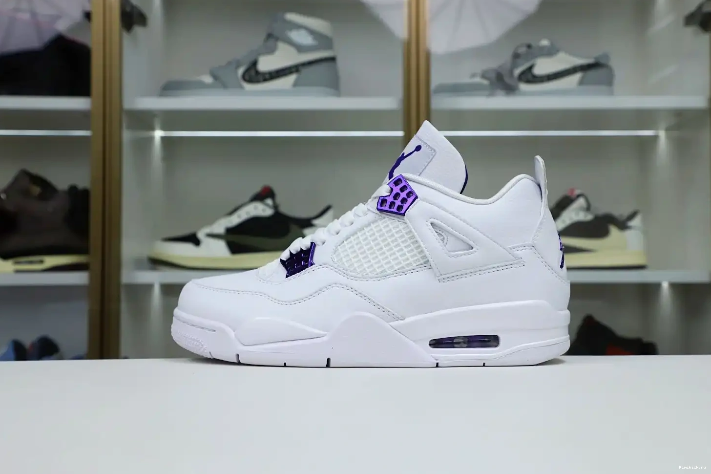 4 METALLIC AIR JORDAN Kimikick PURPLE 0616